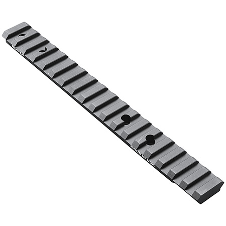 [604544630640] Weaver Mounts 99470 Multi-Slot Base  Extended Black Anodized Aluminum Fits Tikka T3x Long Action