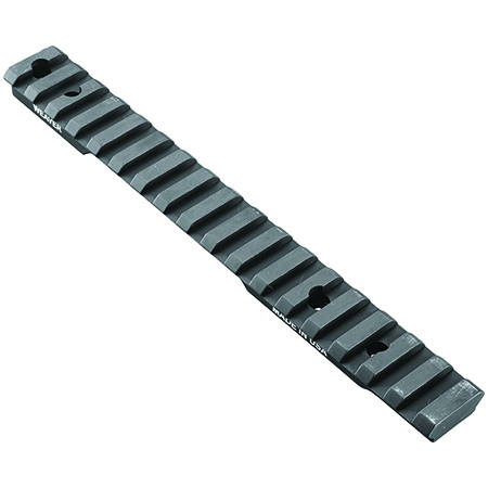 [604544630749] Weaver Mounts 99475 Multi-Slot Base  Extended Black Anodized Aluminum Fits Mossberg Patriot Short Action