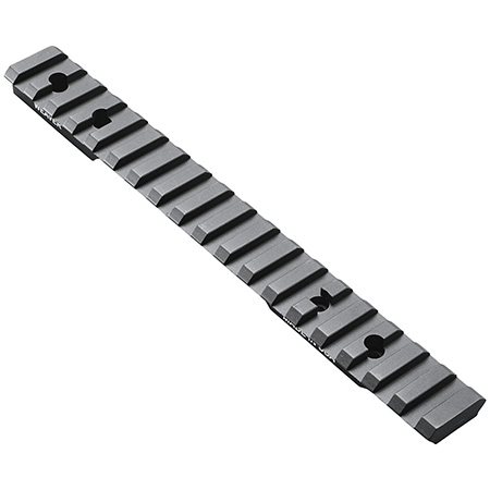 [604544630800] Weaver Mounts 99480 Multi-Slot Base  Extended Black Anodized Aluminum Fits Winchester 70 Long Action