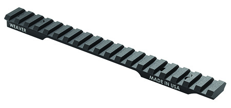[604544630862] Weaver Mounts 99488 Multi-Slot Base  Extended Black Anodized Aluminum Fits Savage Axis 20 MOA