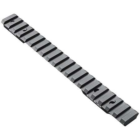 [604544630893] Weaver Mounts 99489 Multi-Slot Base  Extended Black Aluminum Fits Savage110/111/112/114/116 Long Action