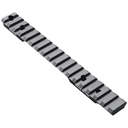 [604544630930] Weaver Mounts 99491 Multi-Slot Base  Extended Black Anodized Aluminum Fits Savage 10/11/12/14/16 Short Action