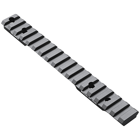 [604544630954] Weaver Mounts 99492 Multi-Slot Base  Extended Black Anodized Aluminum Fits Extended Multi-Slot Base Short Action 20 MOA