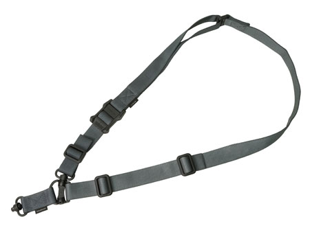 [873750011059] Magpul MAG518GRY MS4 Sling GEN2 Stealth Gray Nylon 48"-60" OAL Adjustable One-Two Point AR Platform