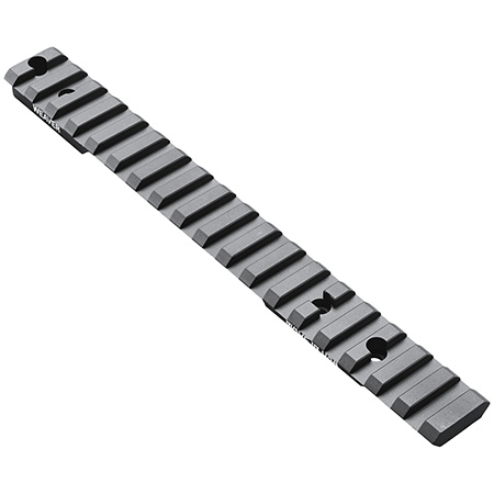 [604544630992] Weaver Mounts 99502 Multi-Slot Base  Extended Black Anodized Aluminum Fits Remington 700/Howa 1500 Long Action 20 MOA