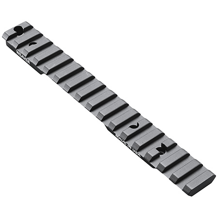 [604544631012] Weaver Mounts 99503 Multi-Slot Base  Extended Black Anodized Aluminum Fits Remington 700 Short Action