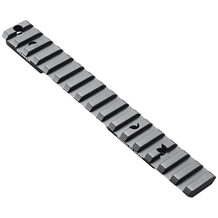 [604544631036] Weaver Mounts 99504 Multi-Slot Base  Extended Black Anodized Aluminum Fits Remington 700 Short Action 20 MOA