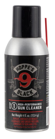 [026285000726] Hoppe's HBC4A Black Gun Cleaner Removes Oil Grease Dirt 4 oz. Aerosol Can with Extension Tube