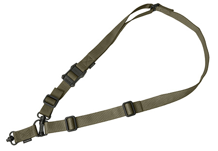 [873750010816] Magpul MAG518RGR MS4 Sling GEN2 Ranger Green Nylon 48"-60" OAL Adjustable One-Two Point AR Platform