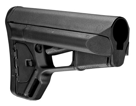 [873750001005] Magpul MAG370-BLK ACS Carbine Stock Black Synthetic for AR-15, M16, M4 with Mil-Spec Tube (Tube Not Included)