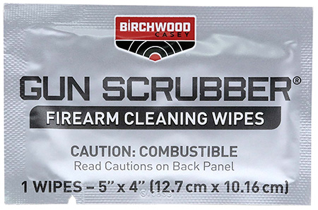 [029057333121] Birchwood Casey 33312 Gun Scrubber Take Alongs 12 Individual Wipes Per Pack
