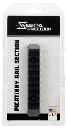 [811452024700] Seekins Precision 0010560081 M-LOK Rail Section 9 Slots  Black Anodized