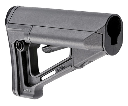 [873750008981] Magpul MAG470-GRY STR Carbine Stock Stealth Gray Synthetic for AR-15, M16, M4 with Mil-Spec Tube (Tube Not Included)