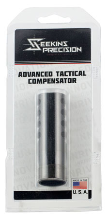 [811452029187] Seekins Precision 0011510035 ATC Muzzle Brake Black Melonite 416R Stainless Steel with 1/2"-28 tpi Threads for 223 Rem, 5.56x45mm NATO AR-15