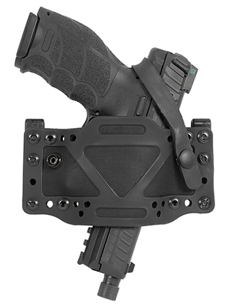 [697438125049] Limbsaver 12504 CrossTech  IWB/OWB Black Polymer Belt Clip/Strap Fits Universal Handgun Ambidextrous