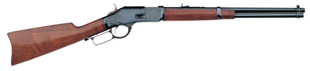 [839665001998] Taylors  &  Company 550282 1873 Carbine 357 Mag Caliber with 10+1 Capacity, 19" Blued Barrel, Color Case Hardened Metal Finish  &  Walnut Stock Right Hand (Full Size)