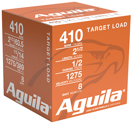 [640420006222] Aguila 1CHB4139 Buckshot High Velocity 410Gauge 2.50" 1/2oz 9Shot 25 Per Box/20 Case