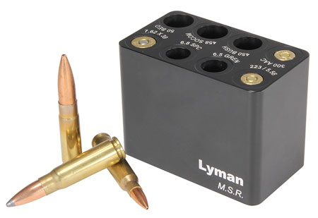 [011516730039] Lyman 7833003 MSR Ammo Checker Block Black Multi Rifle Firearm