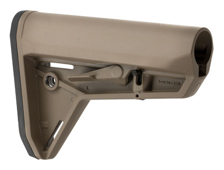 [873750002071] Magpul MAG347-FDE MOE SL Carbine Stock Flat Dark Earth Synthetic for AR-15, M16, M4 with Mil-Spec Tube (Tube Not Included)