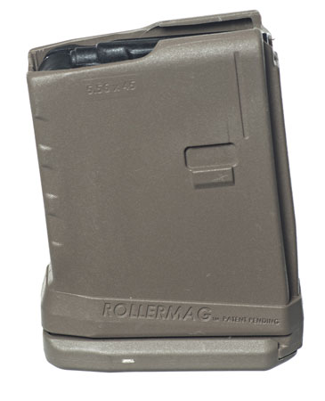 [708279013997] ProMag RM5FDE Standard  5rd Detachable w/Roller Follower 5.56x45mm Fits AR-15 Flat Dark Earth DuPont Zytel Polymer