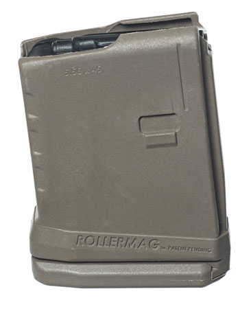 [708279014024] ProMag RM10FDE Standard  10rd Detachable w/Roller Follower 5.56x45mm Fits AR-15 Flat Dark Earth DuPont Zytel Polymer