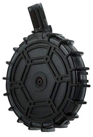 [708279013782] ProMag REMA4 Standard  70rd Drum 22 LR Fits Remington 597 Smoke Polycarbonate
