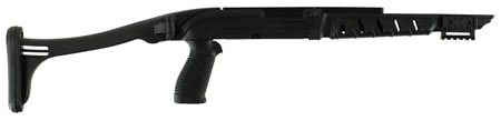 [708279013737] ProMag PM279 Tactical Folding Stock  Black Synthetic with Pistol Grip for Mossberg 702 Plinkster