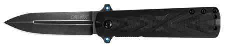 [087171048628] Kershaw 3960 Barstow  3" Folding Spear Point Plain Black Oxide Blackwash 8Cr13MoV SS Blade Black Glass-Filled Nylon Handle Includes Pocket Clip