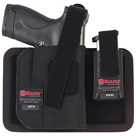 [601299199224] Galco CSBK2L CarrySafe 2.0 Black Nylon Clip-On Fits FN 509 Fits Taurus G2C Fits Glock 17 Gen1-5 Right Hand