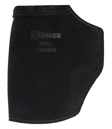 [601299803107] Galco STO836B Stow-N-Go  IWB Black Leather Belt Clip Fits Ruger LCP II/LCP Max Belt 1.75" Wide Right Hand