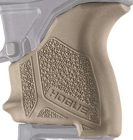[743108181232] Hogue 18123 HandAll Beavertail Grip Sleeve made of Rubber with Textured Flat Dark Earth Finish for Ruger LCP II