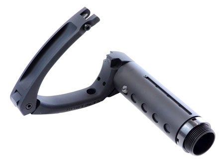 [707129758422] Dead Foot Arms DFAGREX G-Rex Telescoping Brace 5 Position Black Anodized Synthetic with 5.50"-8.20" OAL for AR-Platform