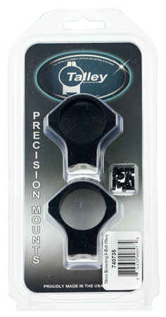 [876430008974] Talley 740735 Scope Mount/Ring Combo  Black Anodized 30mm Tube Fits X-Bolt Medium Rings