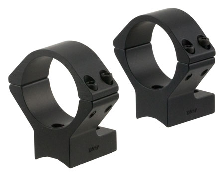 [876430007038] Talley 740725 Scope Mount/Ring Combo  Black Anodized 30mm Tube Savage Round Receiver with AccuTrigger (110 Series/A17/A22) Medium Rings