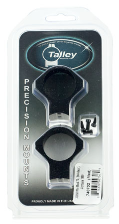 [876430007069] Talley 740702 Scope Mount/Ring Combo  Black Anodized 30mm Tube Montana Rifle Company Model 1999 Medium Rings