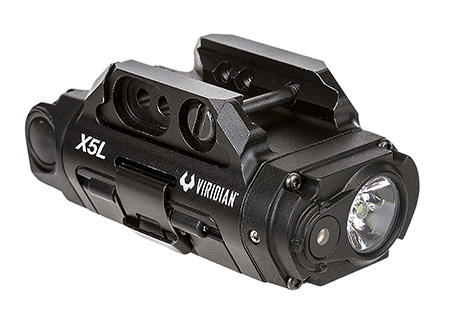 [804879604488] Viridian 9300015 X5L Gen 3 Green Laser with Tactical Light X Series Black 500 Lumens LED White