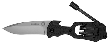 [087171030319] Kershaw 1920 Select Fire  Folding 8Cr13MoV SS 7.60" Long Plain Blade Black Glass-Filled Nylon Handle