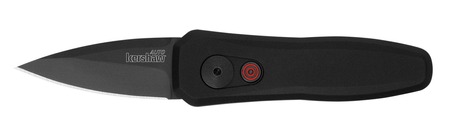 [087171041100] Kershaw 7500BLK Launch 4 1.90" Folding Spear Point Plain Black DLC CPM 154 SS Blade Black Aluminum Handle Includes Pocket Clip