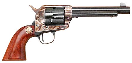 [814230010629] Cimarron MP401 Model P  38 Special 357 Mag 6 Shot, 5.50" Blued Steel Barrel, Cylinder  &  Frame, Walnut Grip, Exposed Hammer