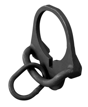 [873750003573] Magpul MAG500-BLK ASAP Sling Attachment AR-15/M4 Compatible w/ Mil-Spec  &  Commercial Buffer Tubes Black Steel Ambidextrous