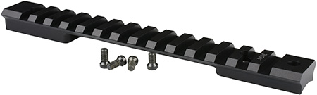 [656813105601] Warne 7676M Mountain Tech Tactical Rail Black Anodized Aluminum Winchester Model 70/Marlin XL-7 Long Action, 0 MOA