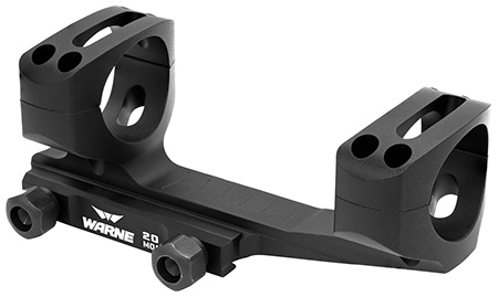 [656813106004] Warne LRSKEL30TW Skeletonized Scope Mount/Ring Combo Extended Black Anodized 30mm Tube MSR Ultra High Rings 20 MOA