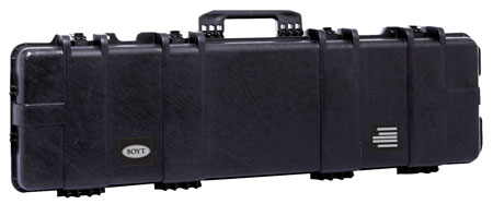 [617867112564] Boyt Harness H48SG H-Series Single Gun Case Black Polypropylene Egg Crate Padding Water Resistant
