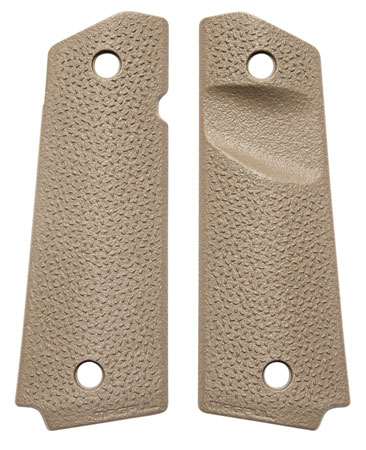 [873750004730] Magpul MAG544-FDE MOE Grip Panels Aggressive TSP Texture Flat Dark Earth Polymer for 1911 (Full Size)