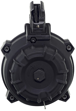 [708279014185] ProMag DRMA9 Standard  50rd Drum 7.62x39mm Fits AK-47 Black DuPont Zytel Polymer