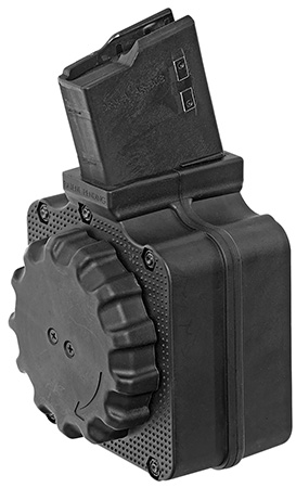 [708279013966] ProMag DRMA1 Standard  50rd Drum 308 Win/7.62x51mm NATO Fits AR-10 Black DuPont Zytel Polymer