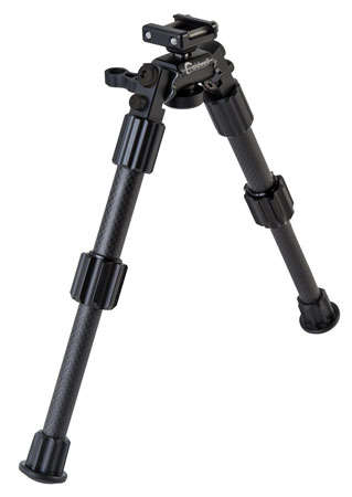 [661120413042] Caldwell 1081952 Accumax Premium Pic Rail Bipod 6-9" Black Carbon Fiber