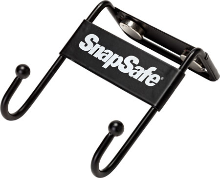 [842631100250] SnapSafe 75911 Magnetic Safe Hook  Black Steel Magnet