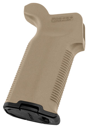 [873750001319] Magpul MAG532-FDE MOE-K2+ Grip Flat Dark Earth Polymer with OverMolded Rubber for AR-15, AR-10, M4, M16, M110, SR25