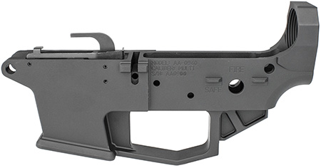 [853427007011] Angstadt Arms AA0940LRBA 0940  9mm Luger Aluminum Black Anodized for AR-15 Handgun